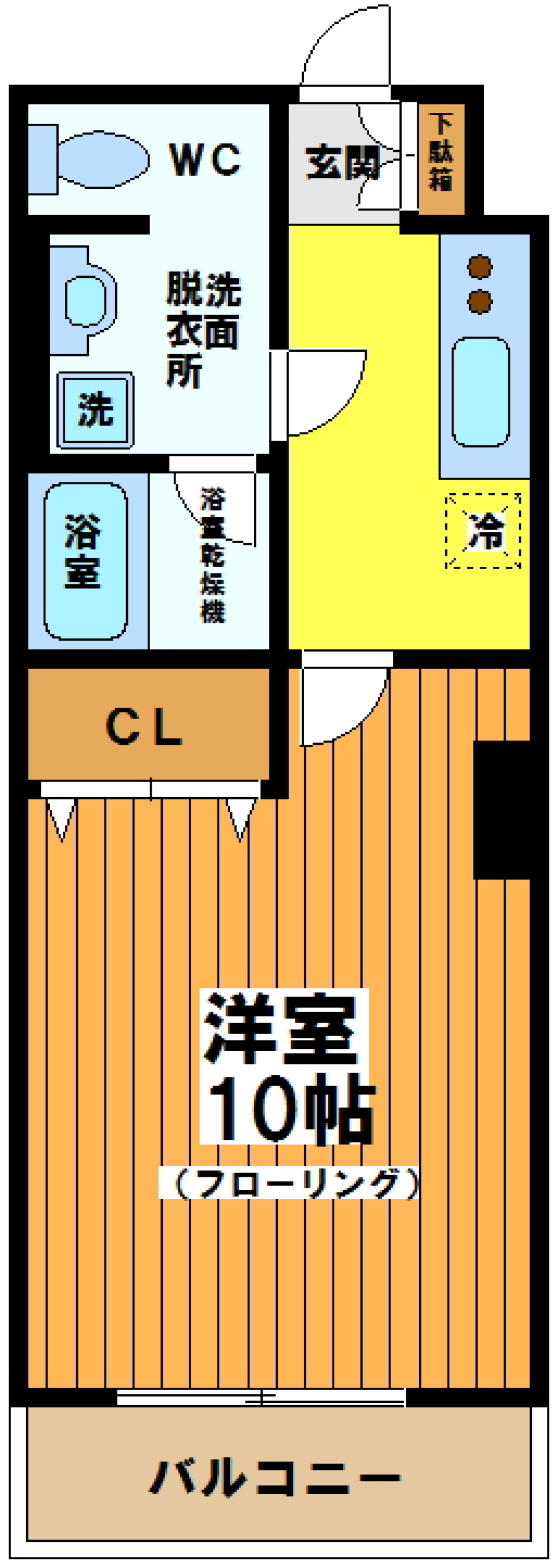 ドエル書房ビル　102号室の間取り図