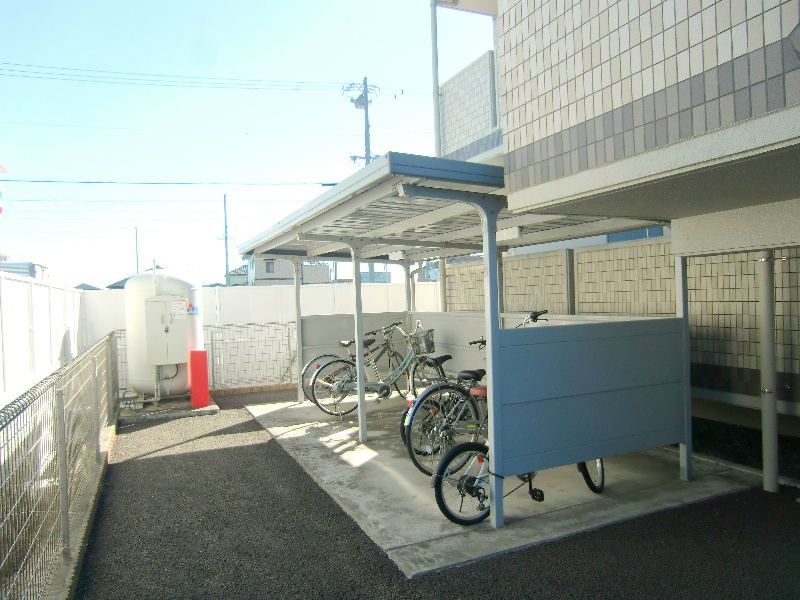 駐輪場もあります