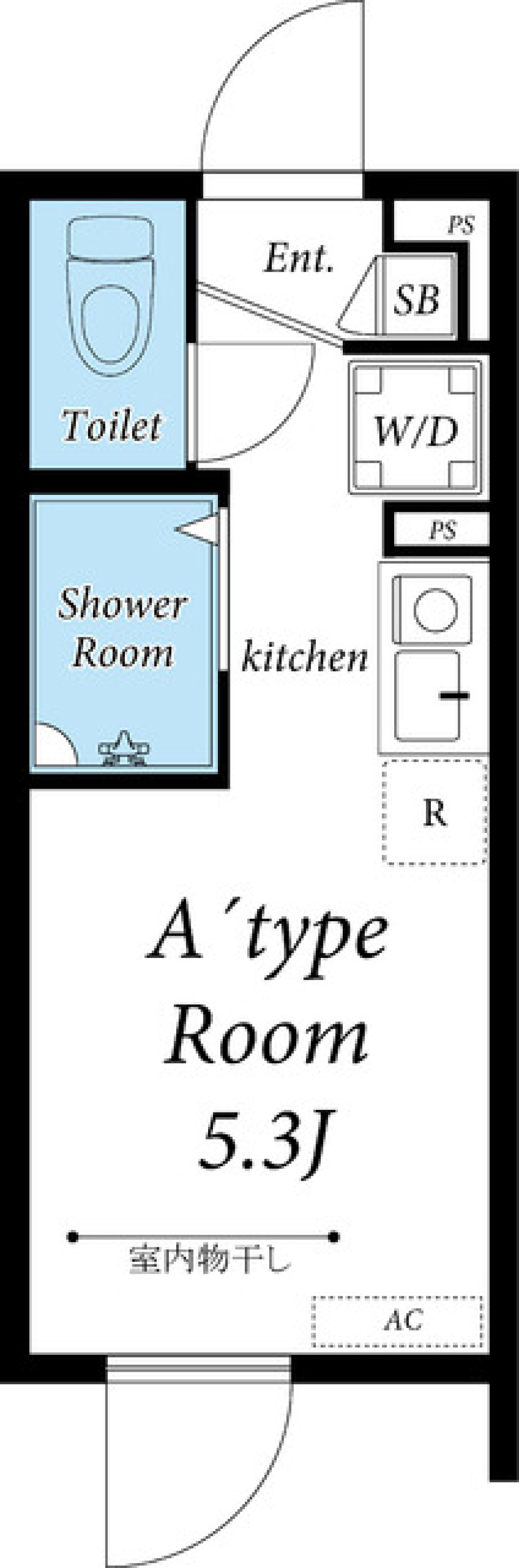 リブリ・彩縁　205号室の間取り図