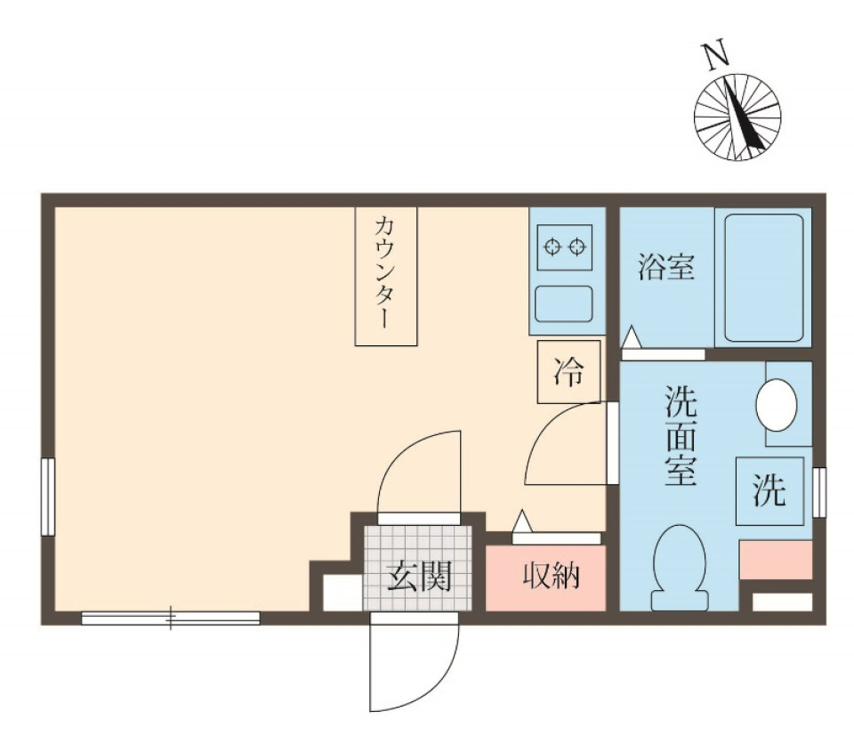 プラチナフォルム蒲田　301号室の間取り図