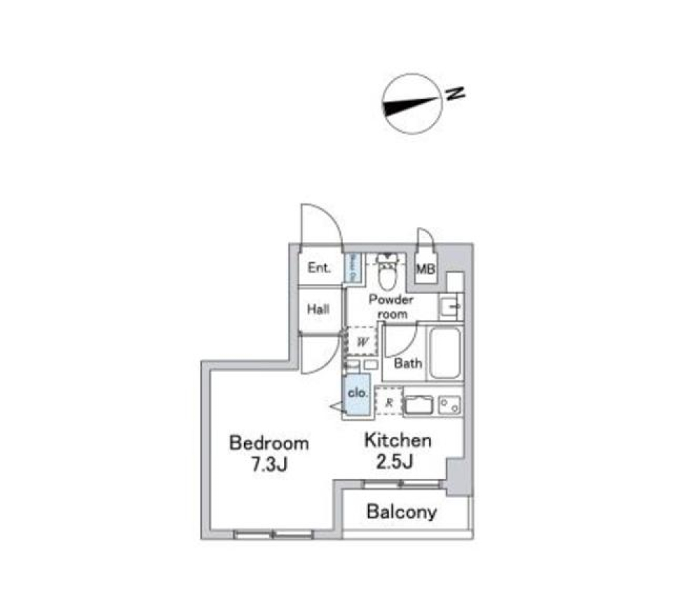 ＫＤＸレジデンス桜上水　502号室の間取り図