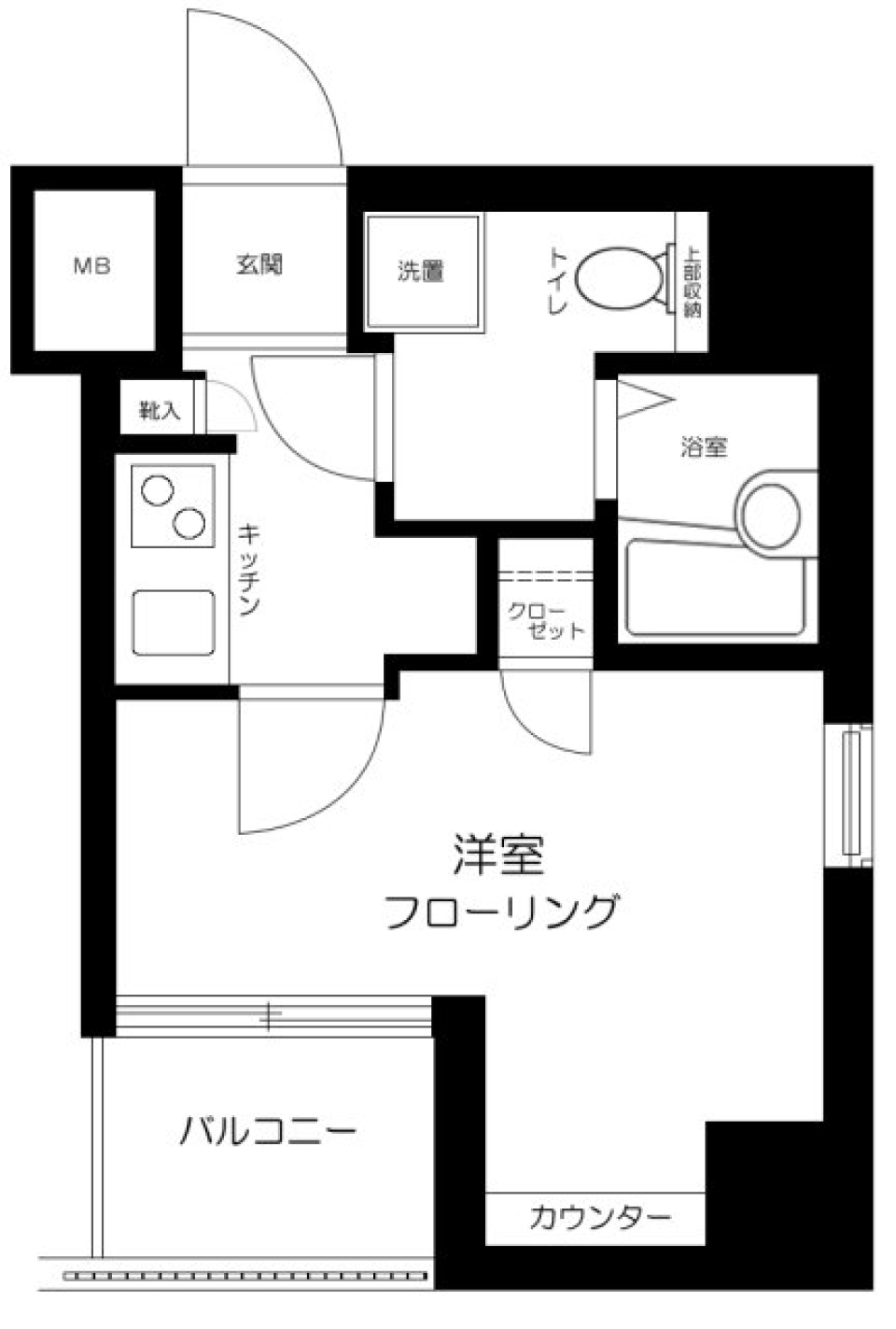 アイル池袋NORTH・弐番館　303号室の間取り図