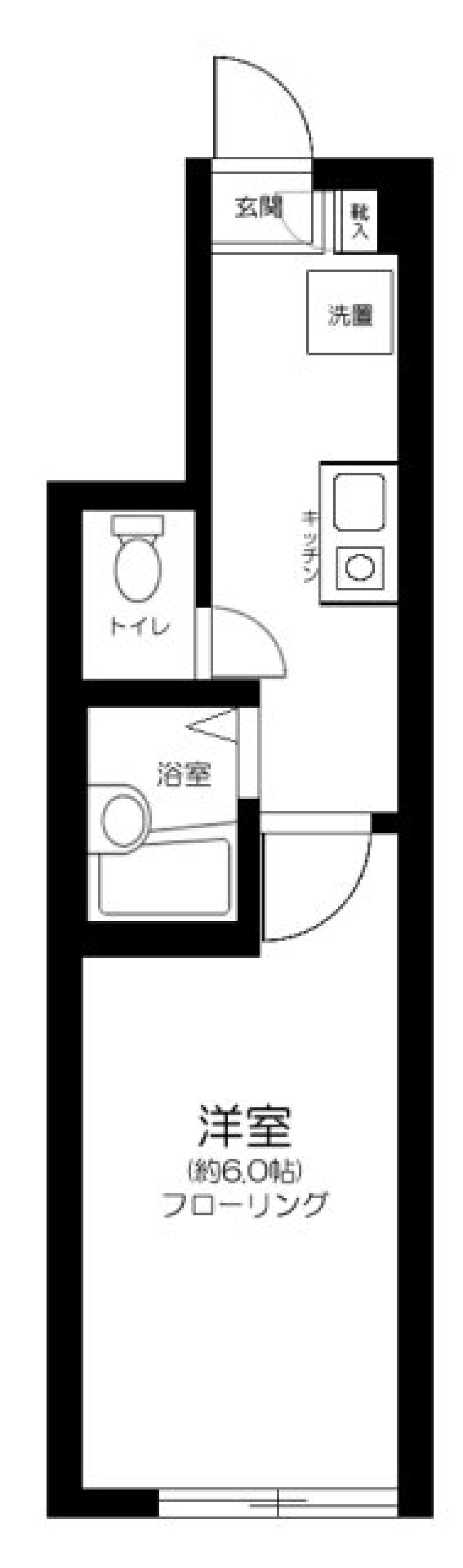 ハーモニー王子ザ・レジデンス　102号室の間取り図