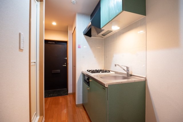 システムキッチン（2口ガスコンロ・グリル付）