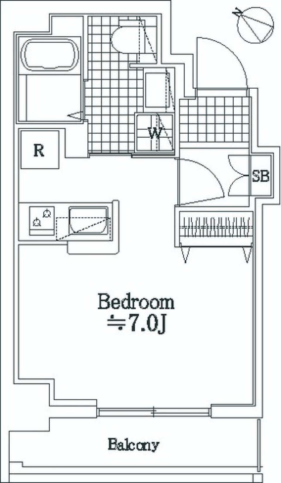 グランフォース東陽町　403号室［ペット可］の間取り図
