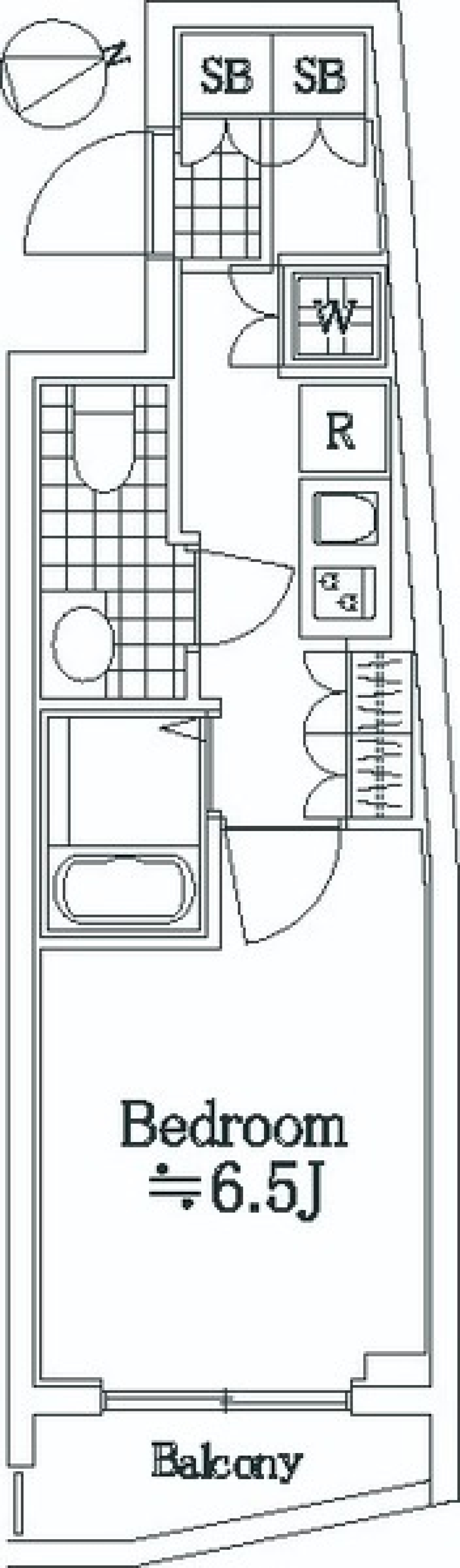 プレール・ドゥーク練馬ＮＯＲＴＨＣＩＴＹＬＡ　213号室［ペット可］の間取り図