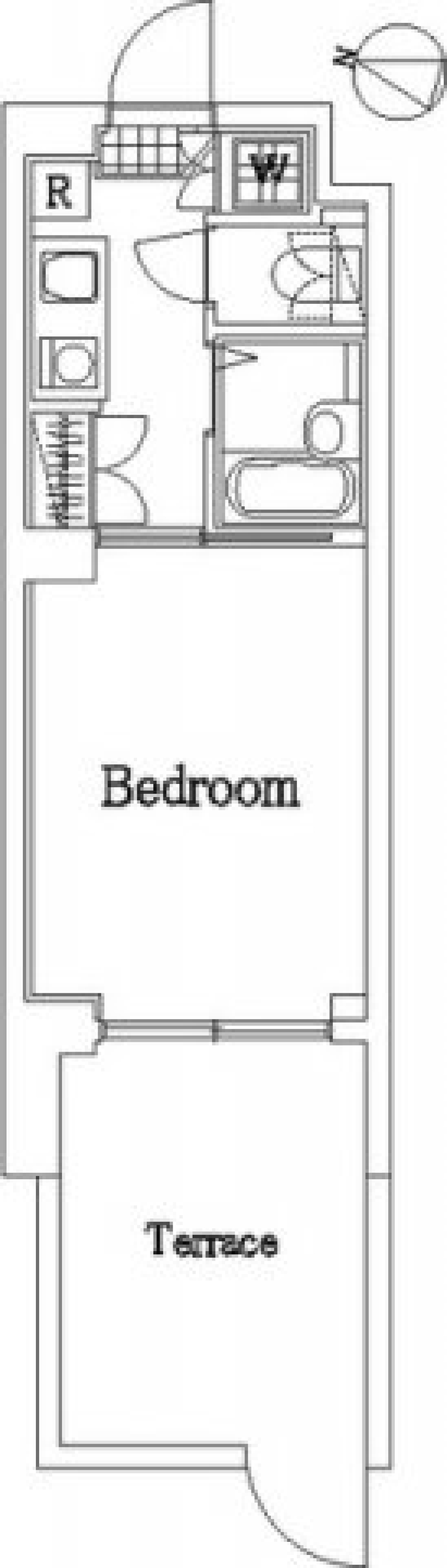 ルーブル駒沢大学Ⅱ　107号室の間取り図