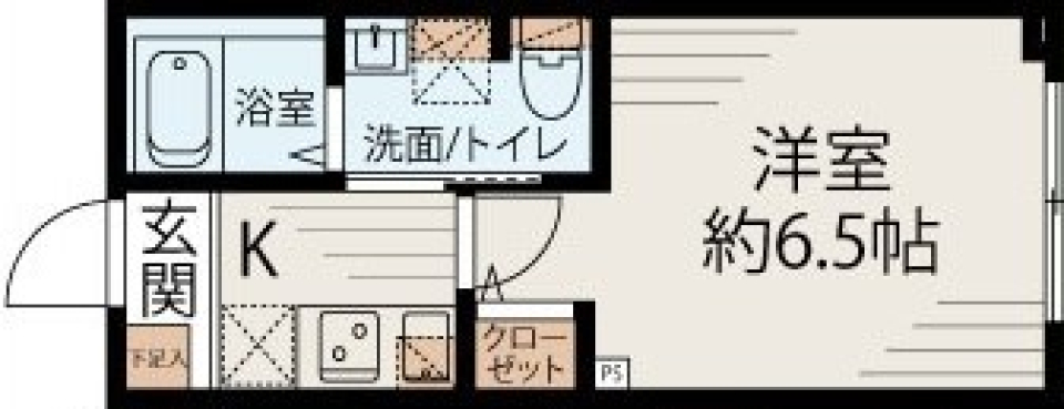 プリマベーラ板橋本町　301号室［ペット可］の間取り図