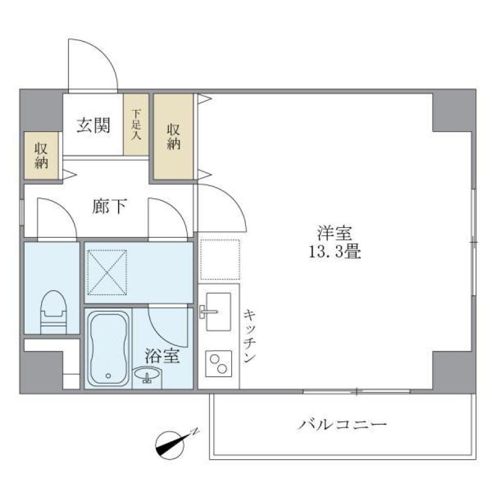市谷左内町レジデンス　306号室の間取り図