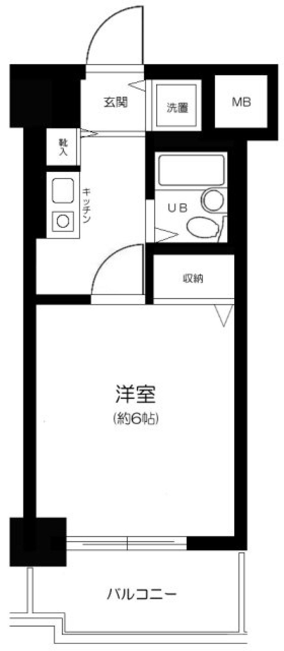 エクセリア世田谷上町　404号室の間取り図