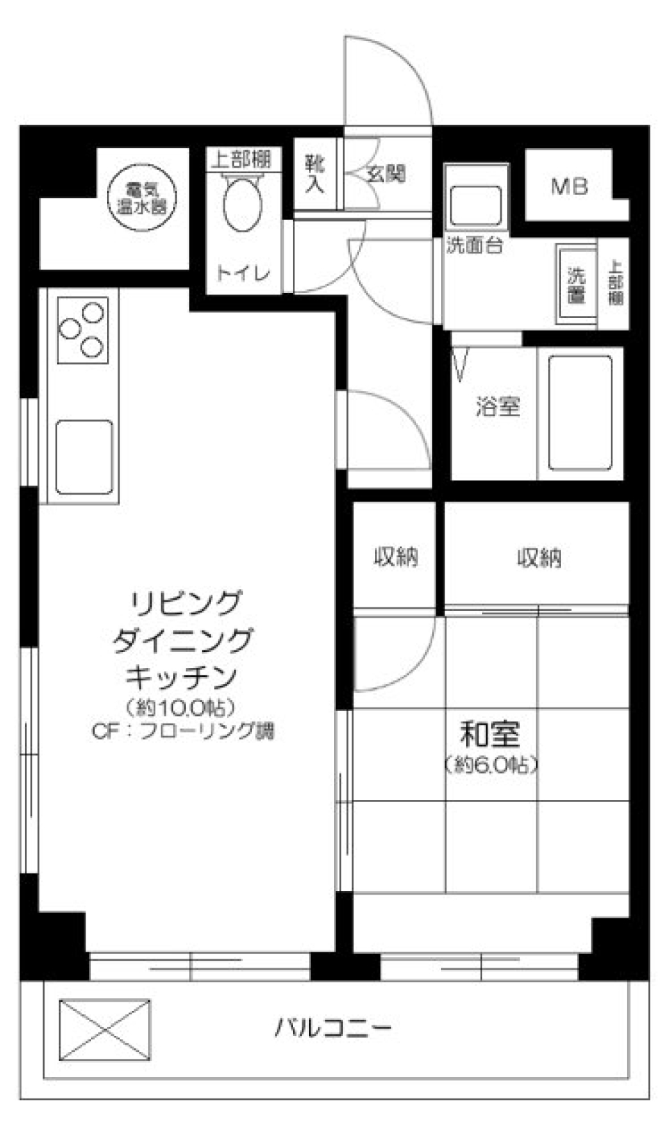クレアパーク野方　304号室の間取り図