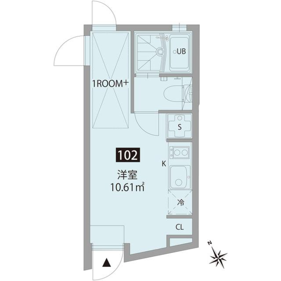 久我山テラス　102号室の間取り図