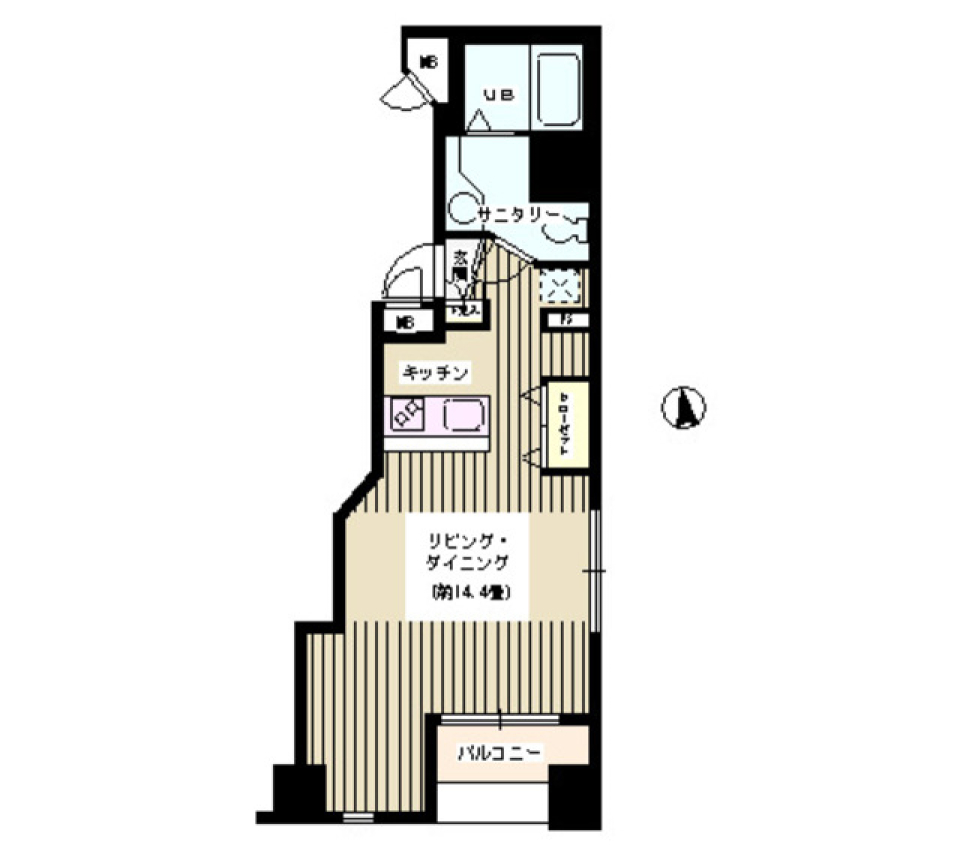 Ｋ&rsquo;ｓ麹町　304号室の間取り図