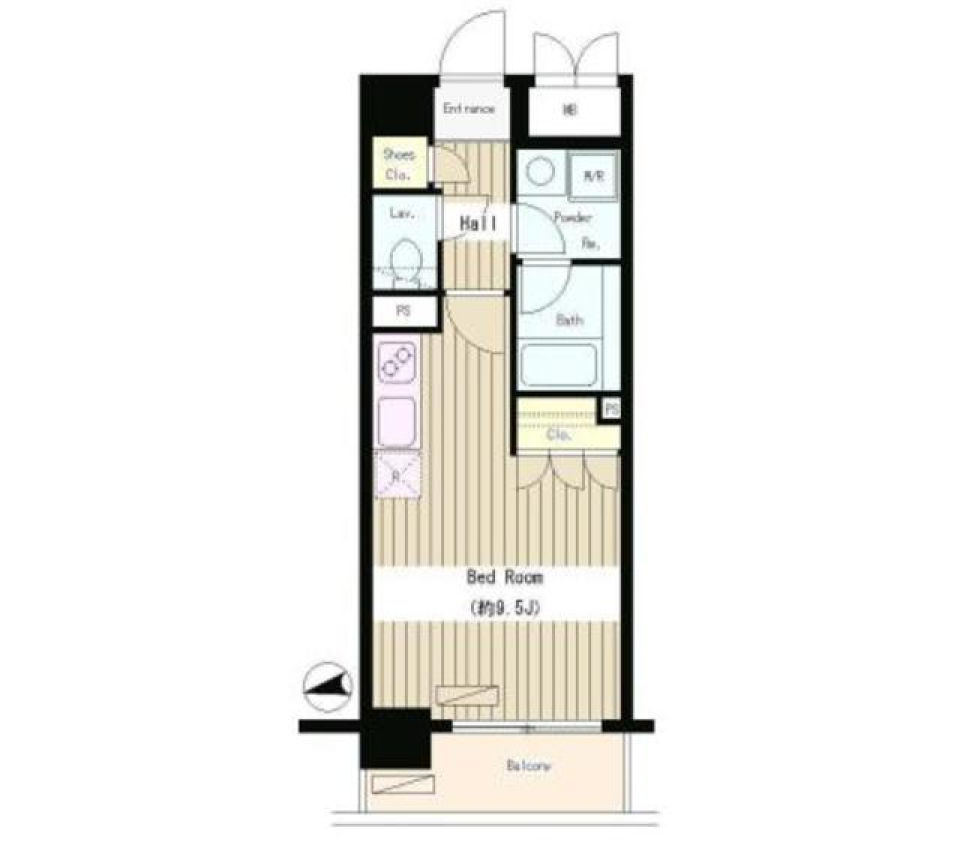 ＣＩＴＹ　ＣＵＲＲＥＮＴ大手町 603号室の間取り図