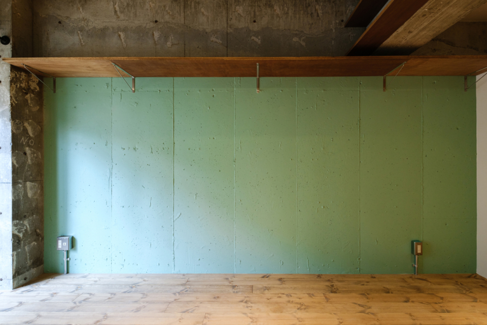 ミントグリーンに癒される