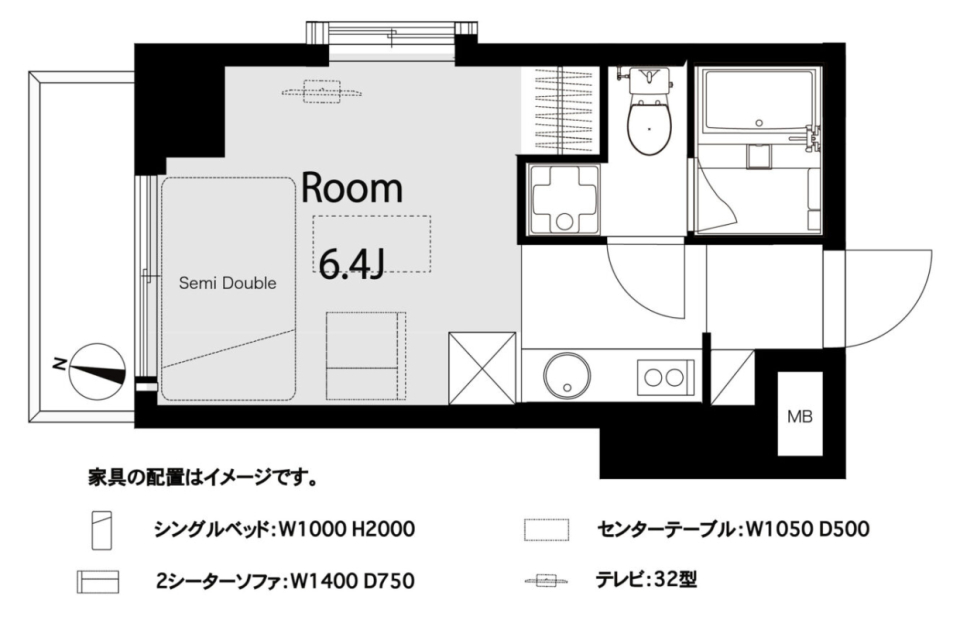 古きと新しきの融合の間取り図