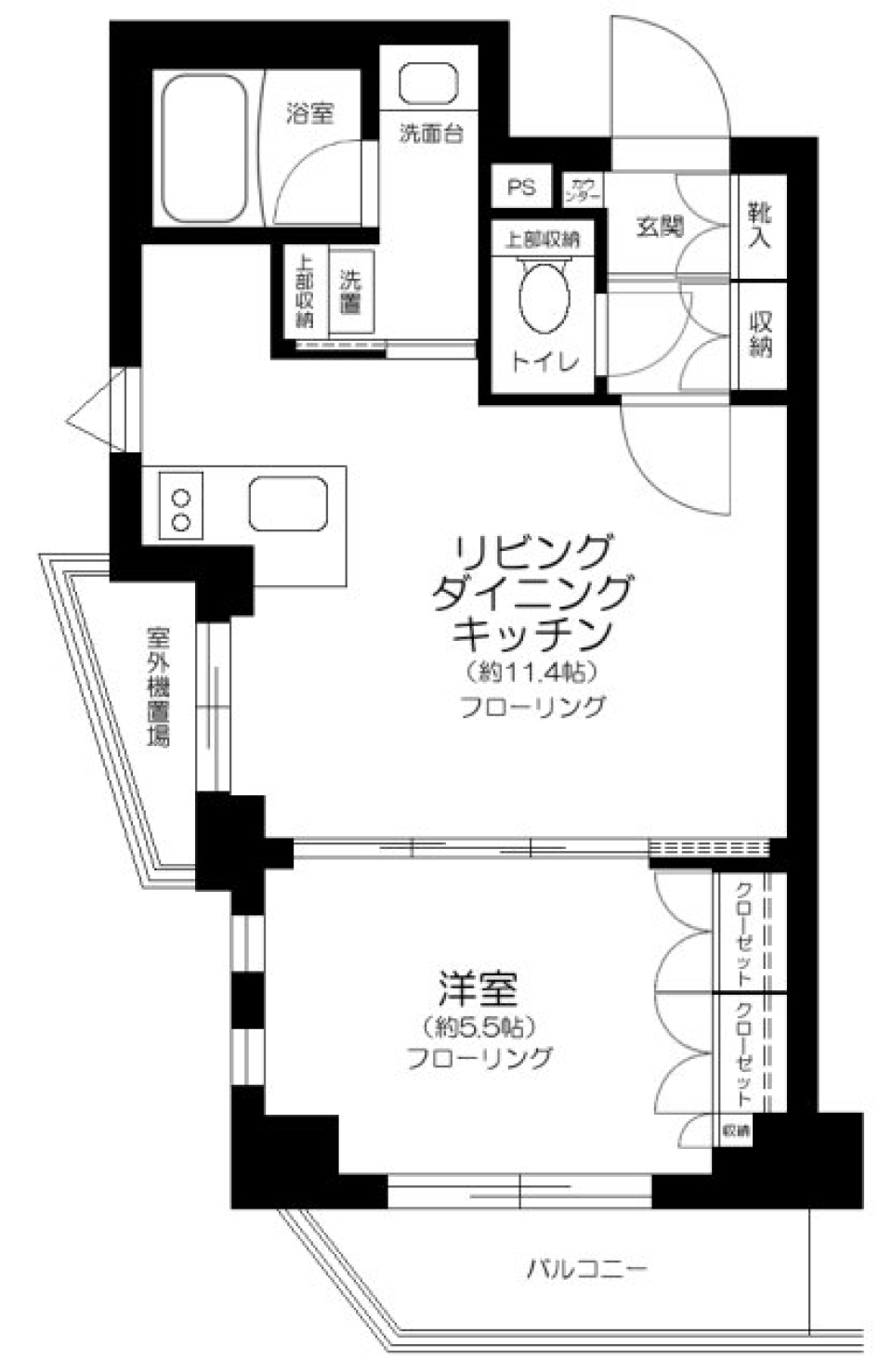 ＴＡＳ田園調布レジデンス　203号室［ペット可］の間取り図