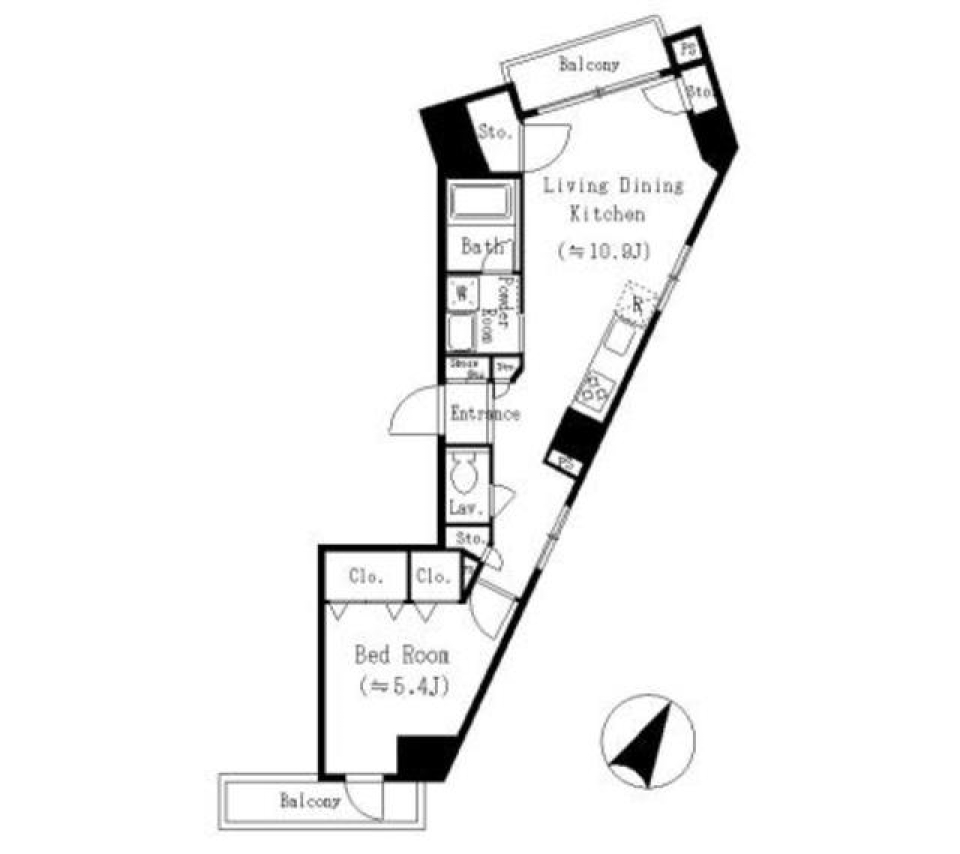 シエロ町屋　503号室の間取り図