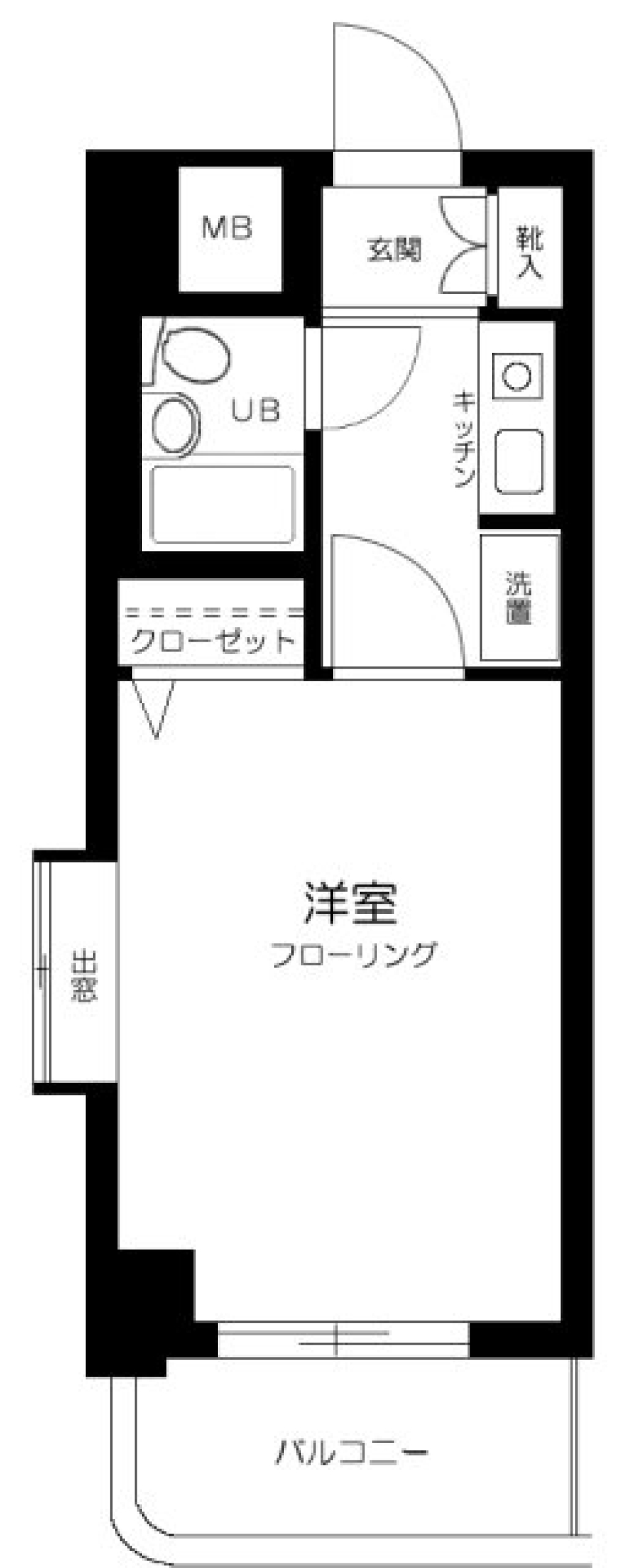アーバンヒルズ吾妻橋　510号室の間取り図
