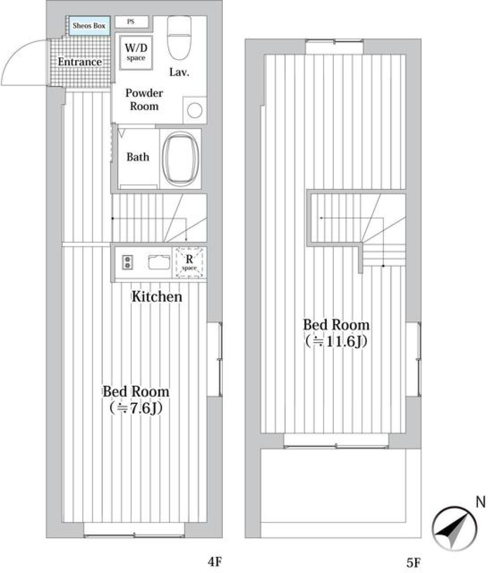 ＴＭＹ小石川　403号室の間取り図