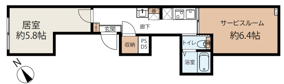 Alivio 千石　B101号室［新築］の間取り図