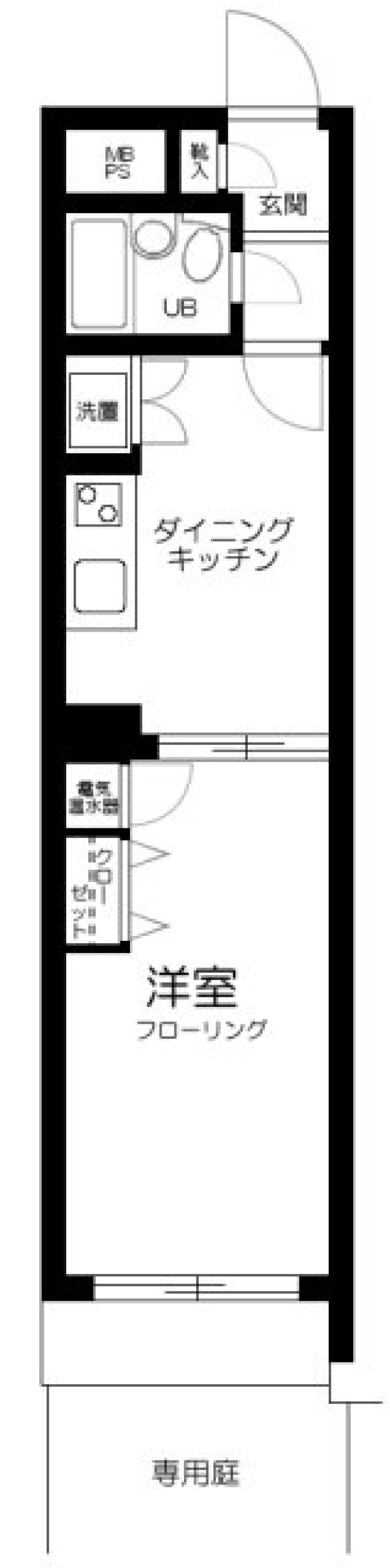センチュリー学芸大　101号室の間取り図