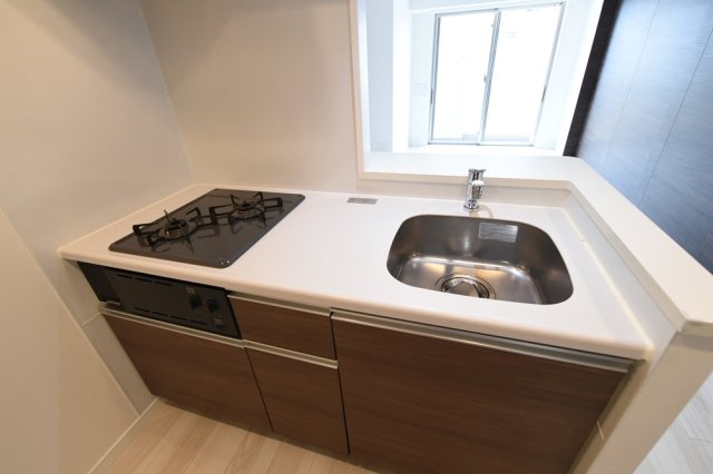 システムキッチン（2口ガスコンロ）