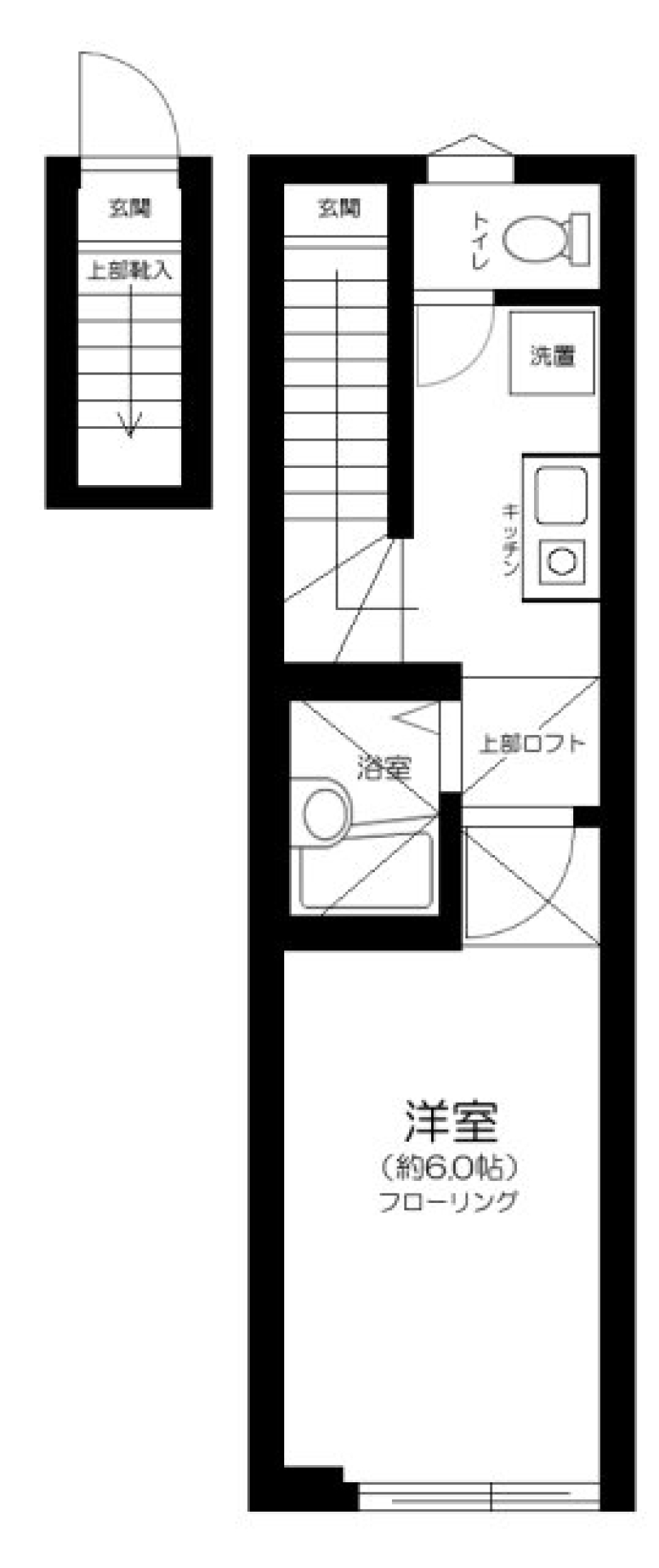 ハーモニー王子ザ・レジデンス　202号室の間取り図