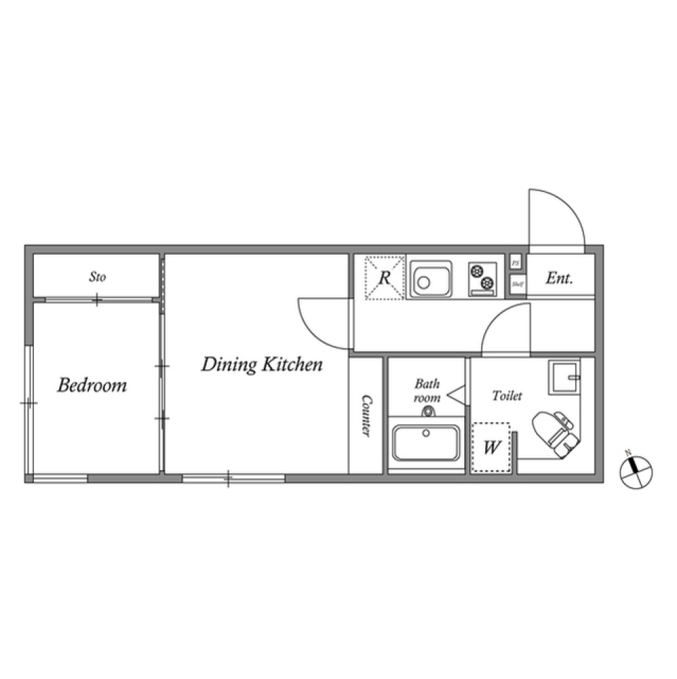 GRAN PASEO荻窪　0504号室の間取り図