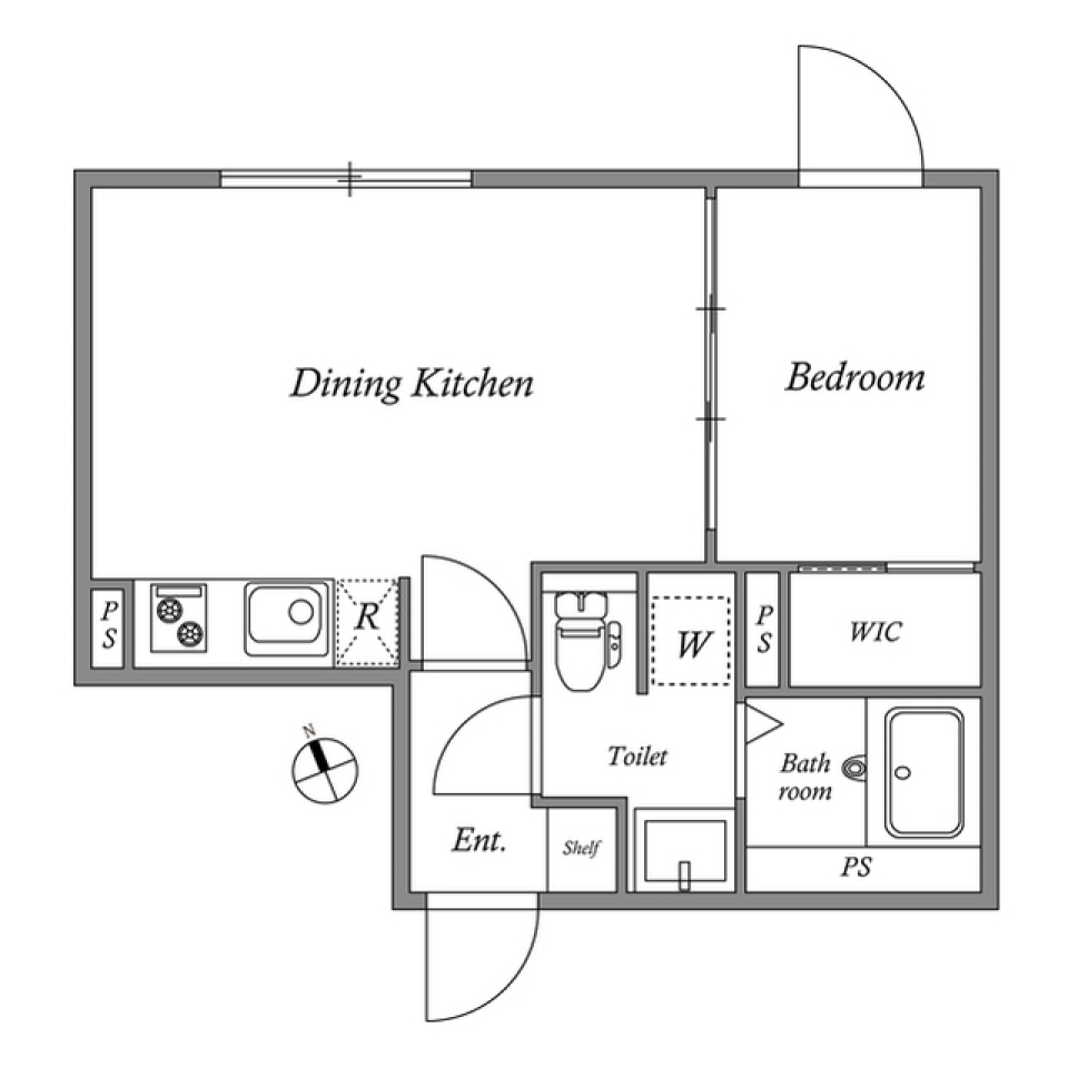 GRAN PASEO荻窪　0402号室の間取り図