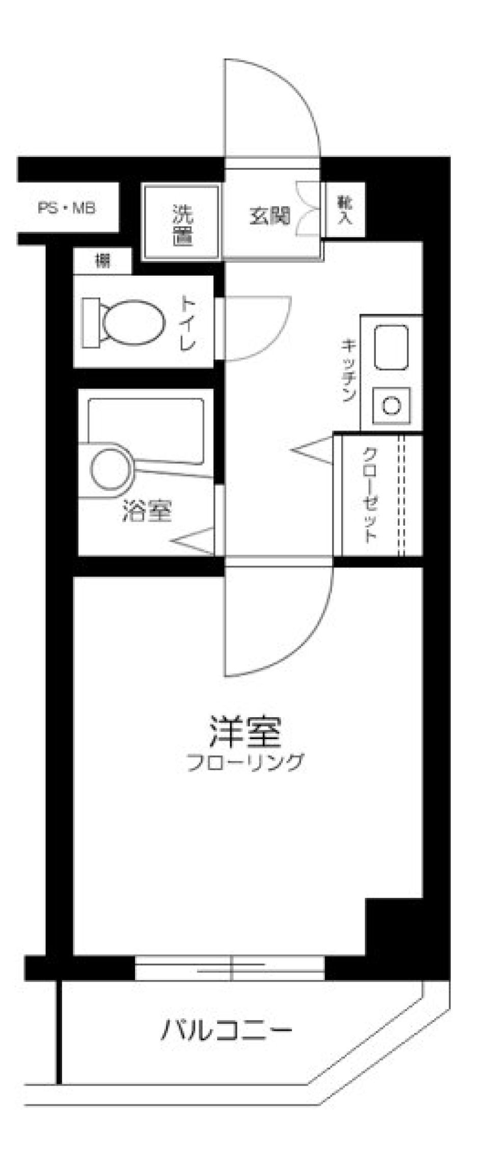 グランディール墨田　313号室の間取り図