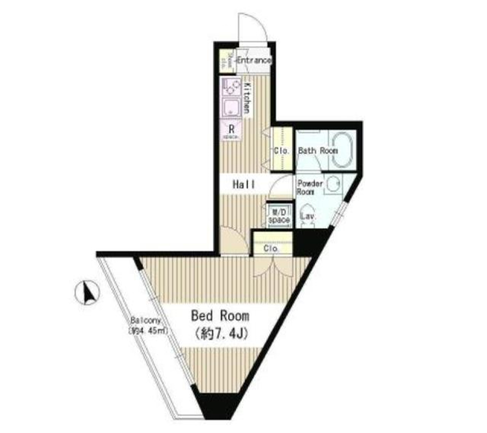 アルテリア方南町　308号室の間取り図