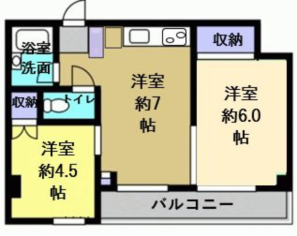 エステート大森　303号室の間取り図