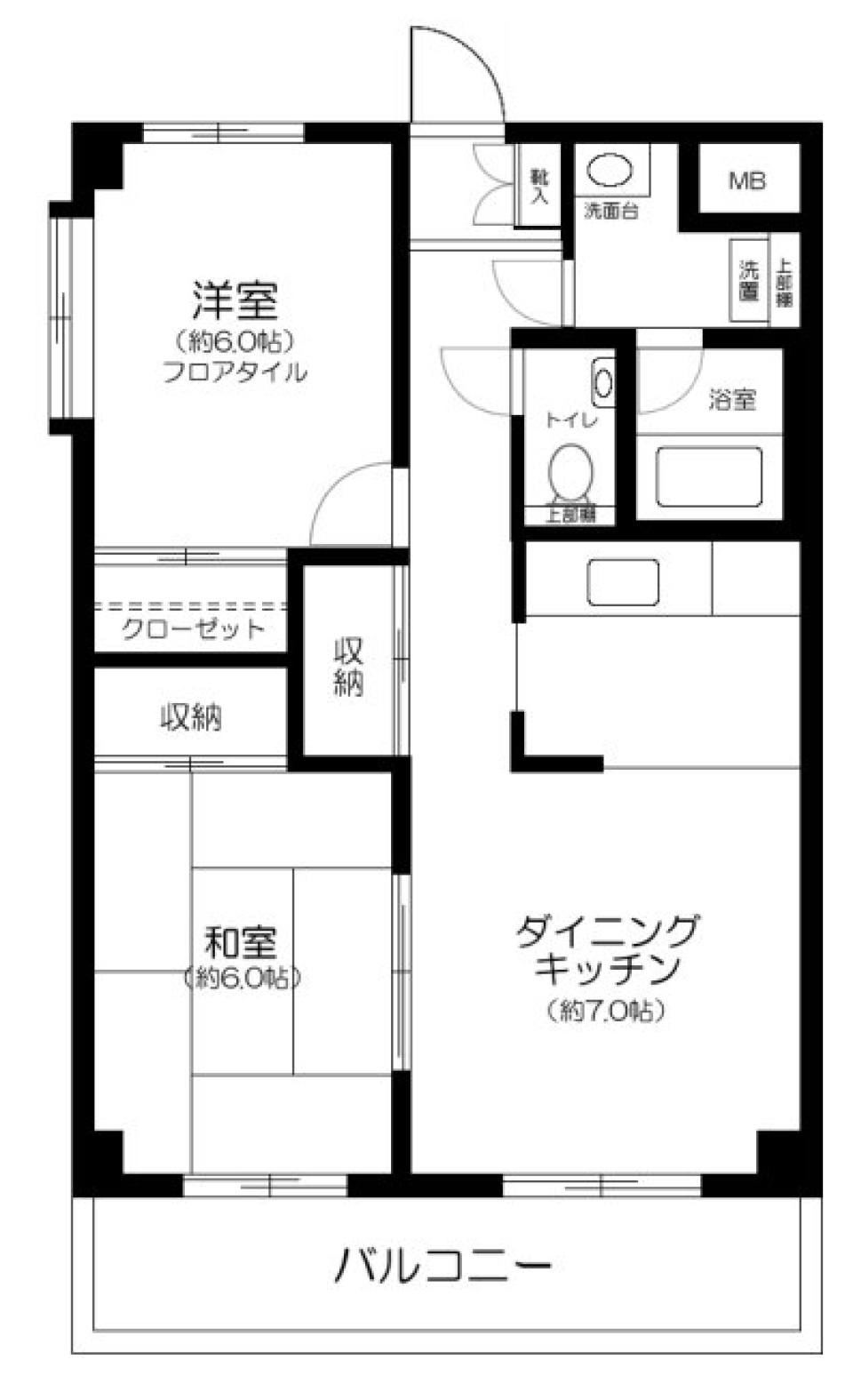 プラムガーデン　111号室［ペット可］の間取り図