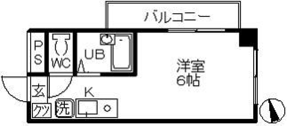 PLENDY永福　201号室の間取り図
