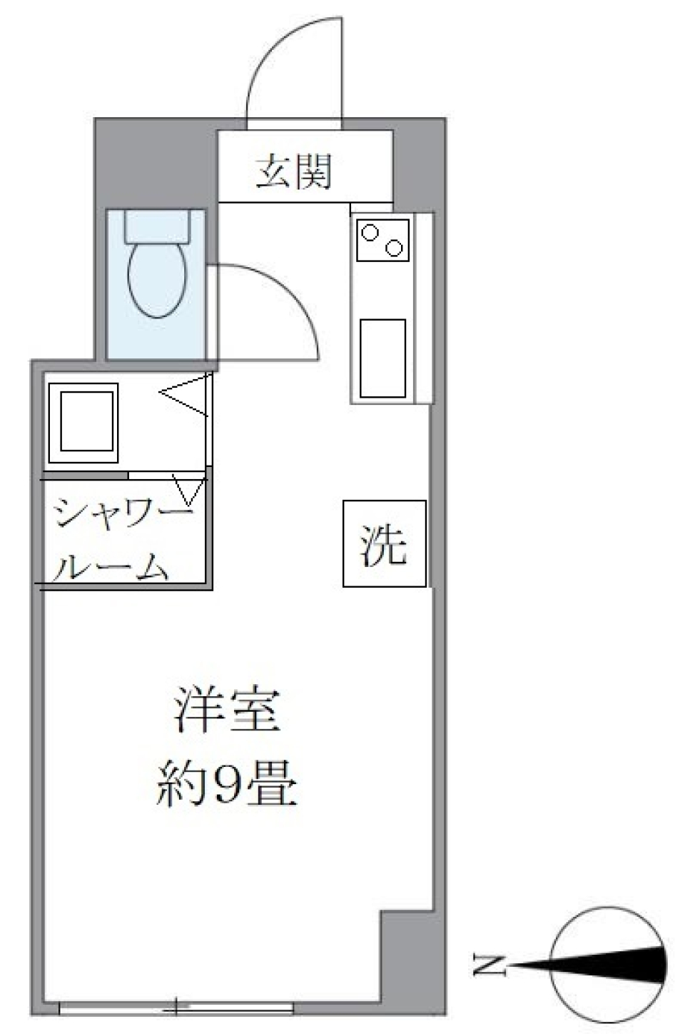 番衆エムエスビル　101号室の間取り図