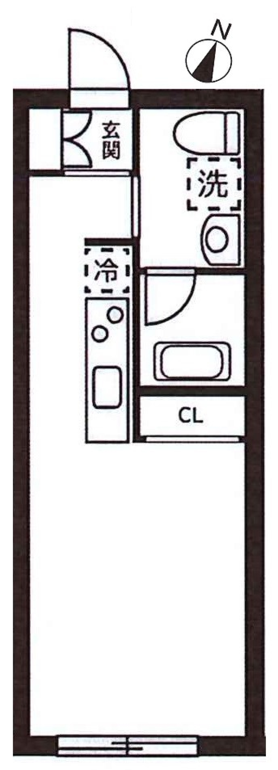 ファーレ四谷Ⅳ　303号室の間取り図