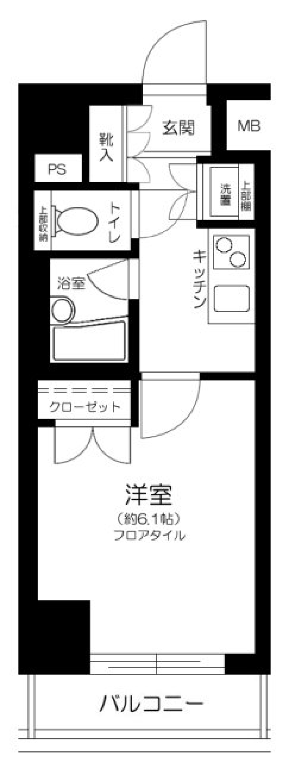 セ　ジョリ　田園調布　206号室の間取り図