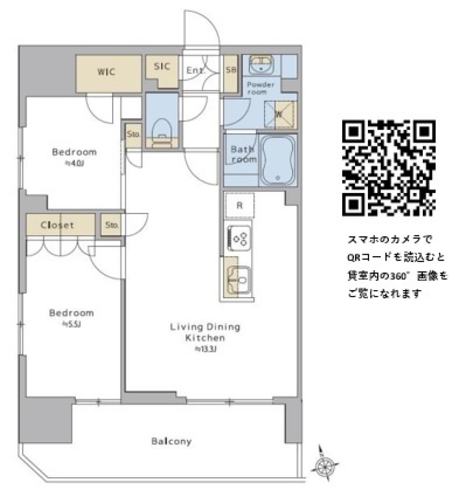 Ｂｒｉｌｌｉａ　ｉｓｔ　浅草橋　903号室［ペット可］の間取り図