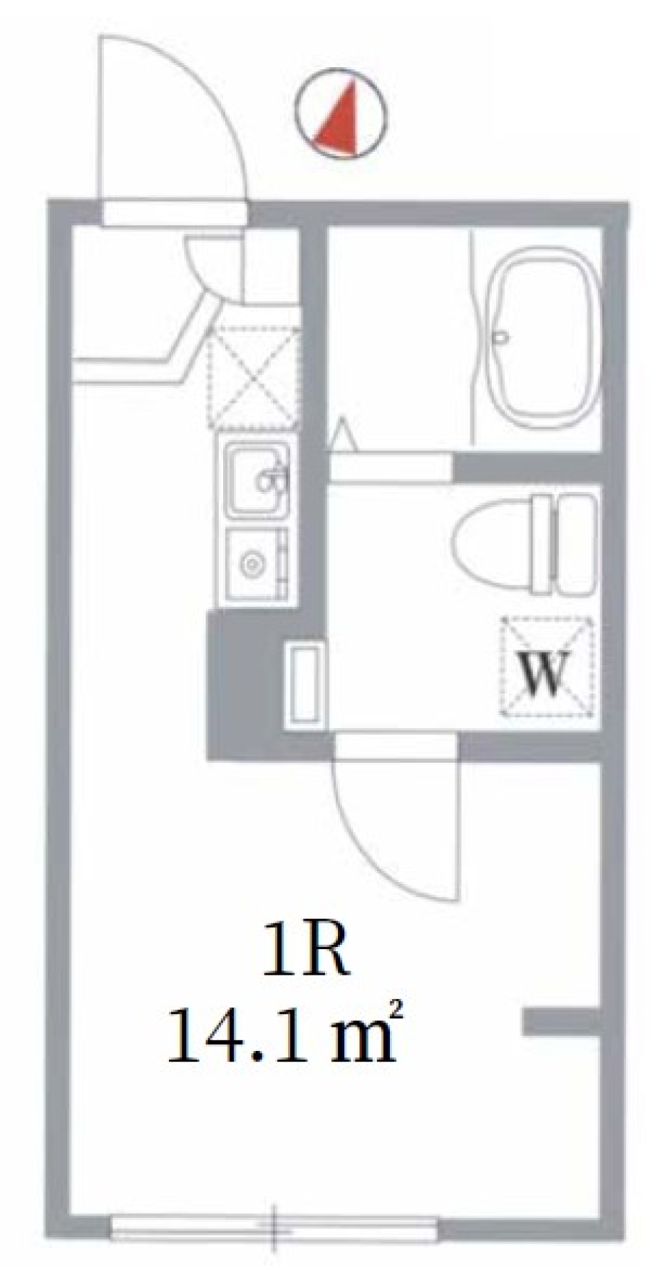 Claudia Senju／クラウディアセンジュ　301号室の間取り図