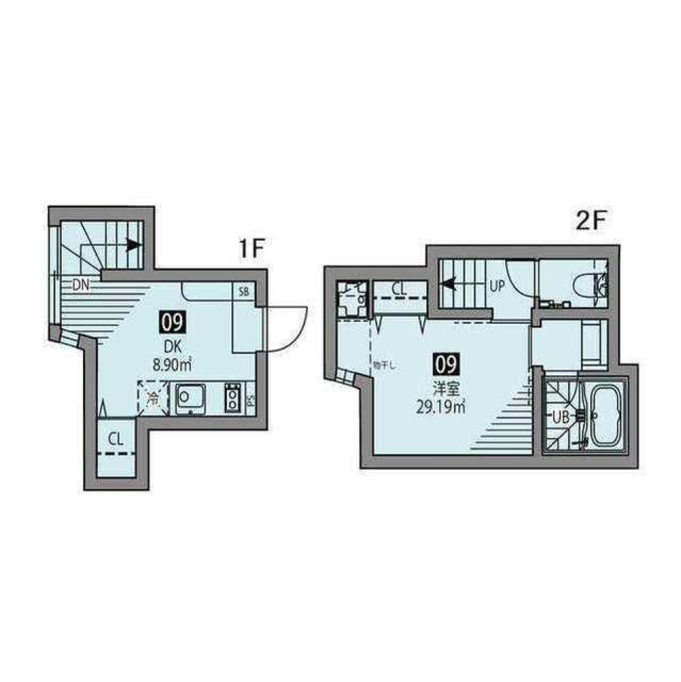 グランエッグス本郷　09号室の間取り図