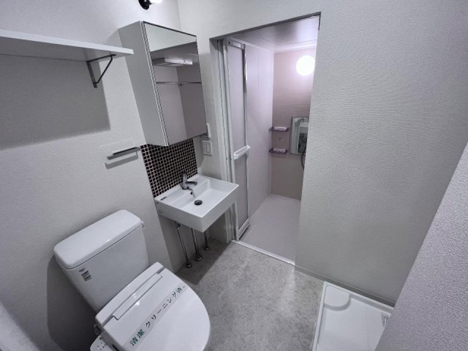 水回りは一か所にキュッとまとまっています