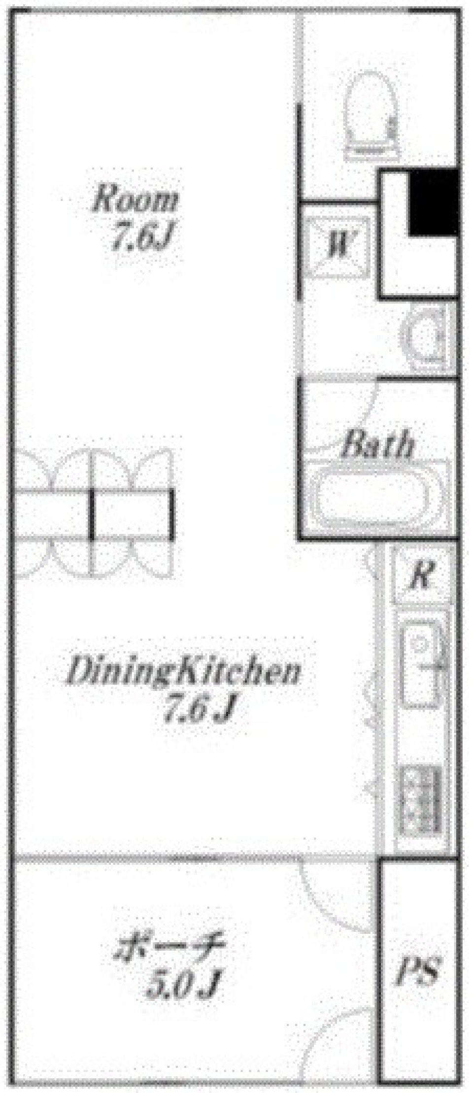 緑あふれるデザイナーズで［ペット可］の間取り図