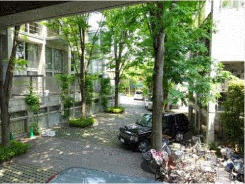 敷地内には緑がたくさん！