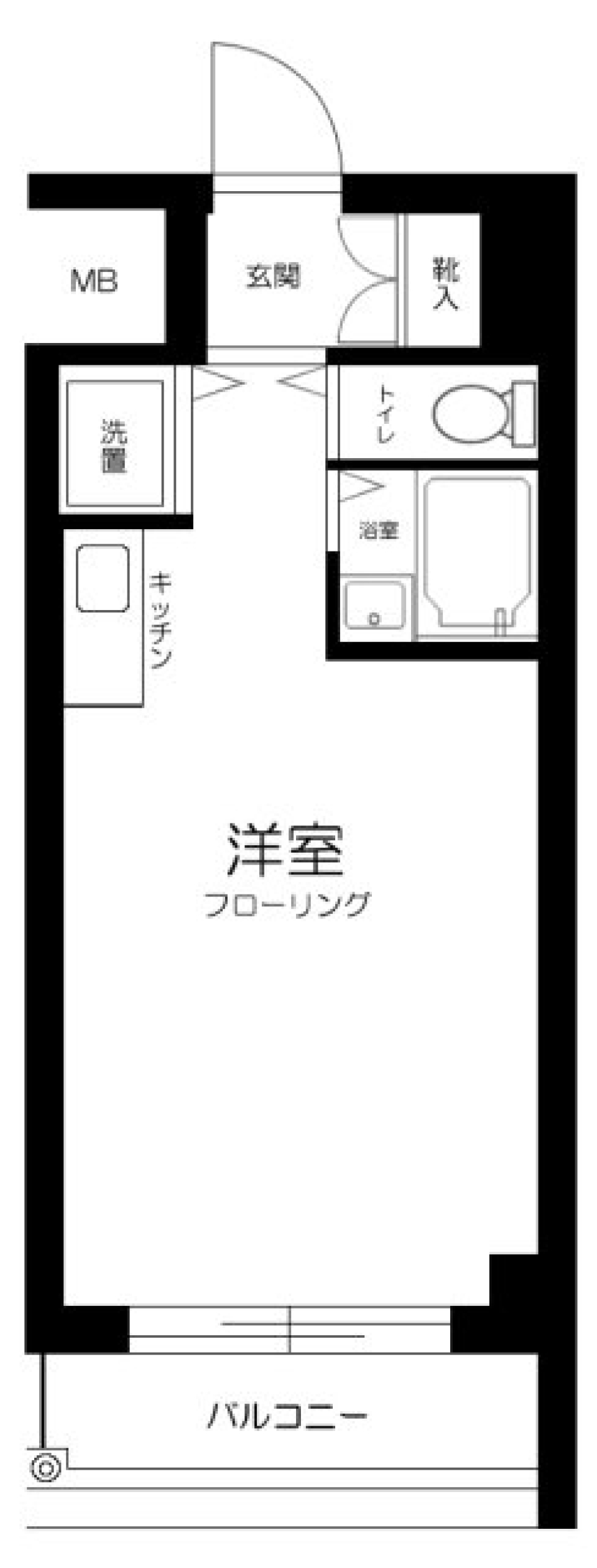 藤和シティコープ練馬　607号室の間取り図