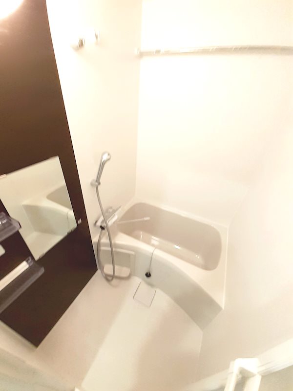 浴室乾燥機付きのお風呂なので、洗濯物はこちらで。