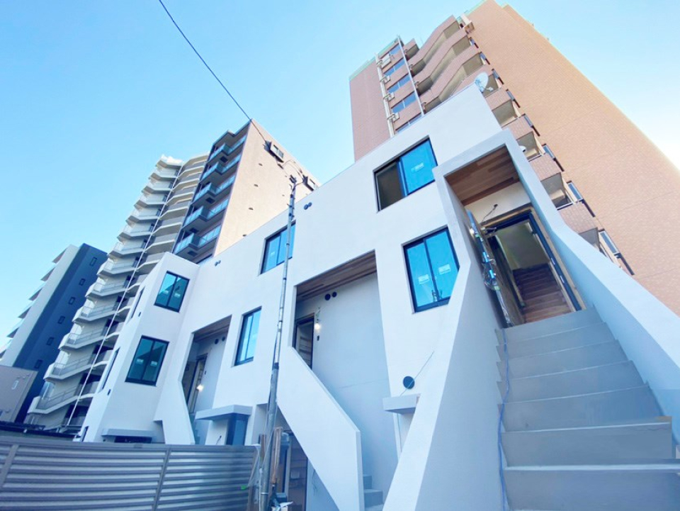 幾何学っぽい外観も素敵！