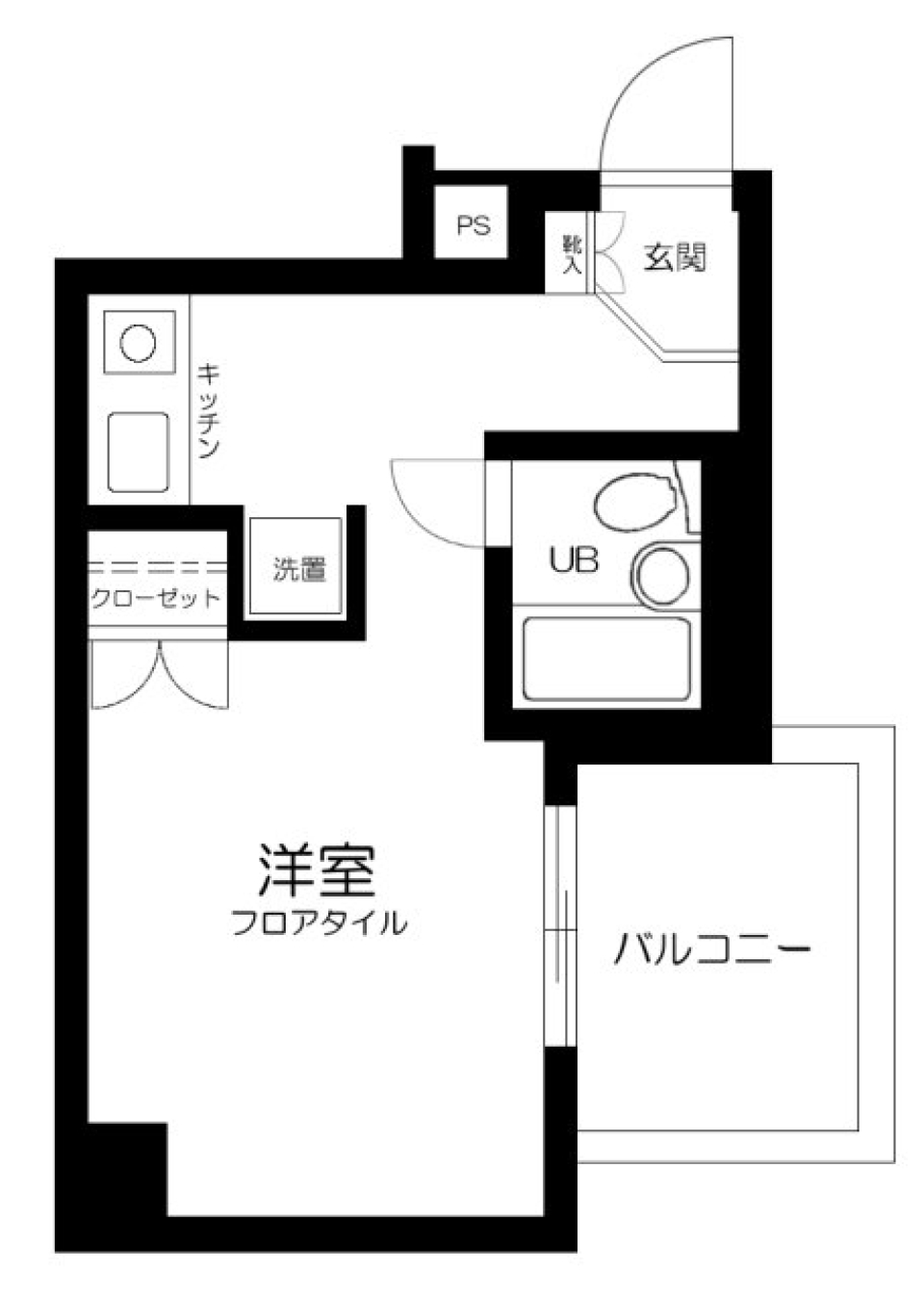 スカイコート中野南台第２ 503号室の間取り図
