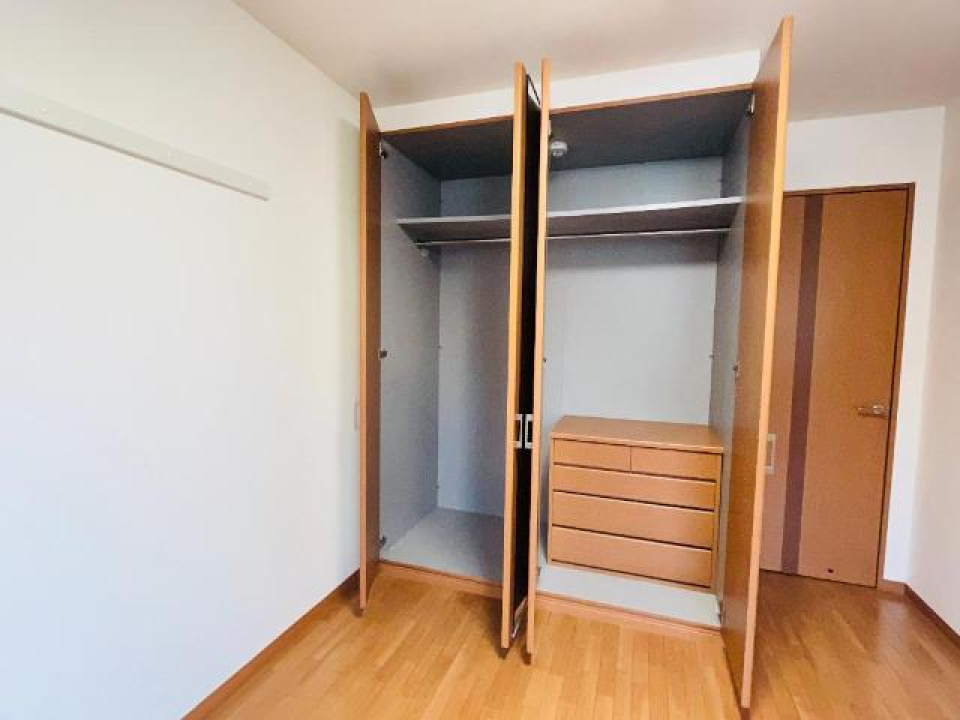 クローゼットの中の小物入れも完備してありました◎