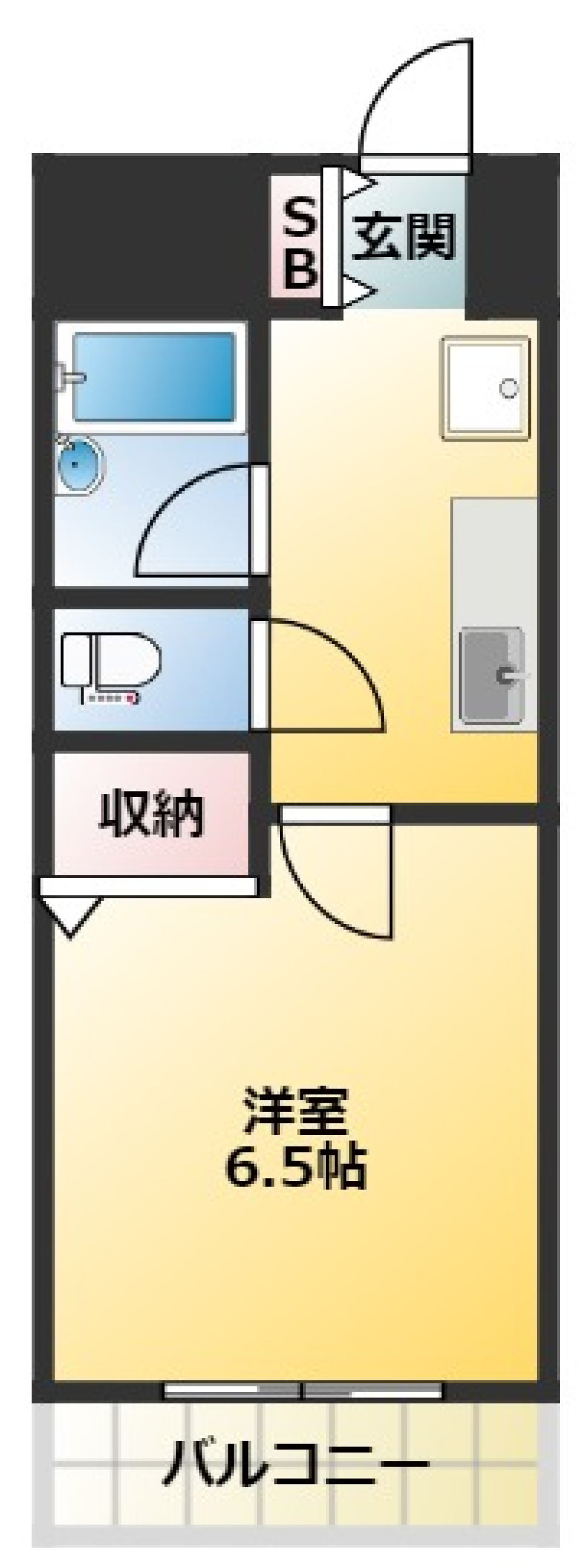 コンチェル上越　202号室の間取り図